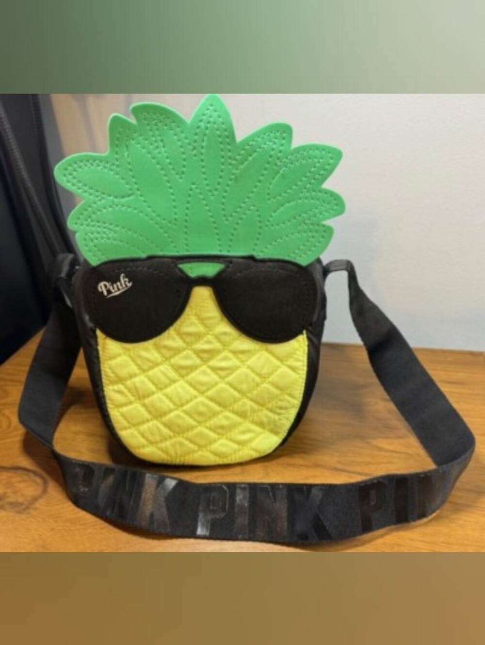 VintagY2K PINK Victoria's Secret Pineapple Crossbody Bag